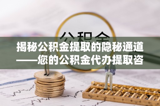 成武揭秘公积金提取的隐秘通道——您的公积金代办提取咨询指南