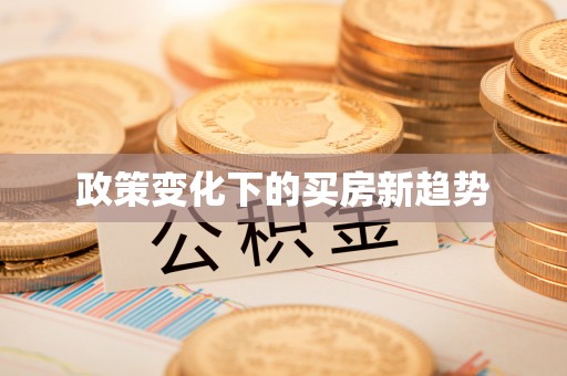 成武政策变化下的买房新趋势