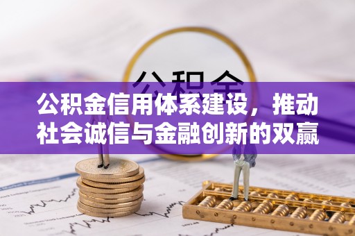 成武公积金信用体系建设，推动社会诚信与金融创新的双赢之道
