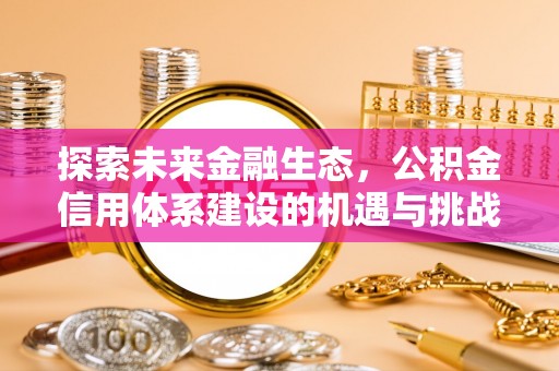 成武探索未来金融生态，公积金信用体系建设的机遇与挑战