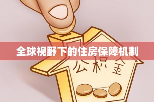 成武全球视野下的住房保障机制