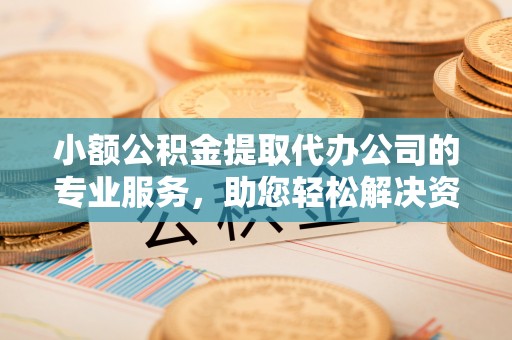 成武小额公积金提取代办公司的专业服务，助您轻松解决资金难题