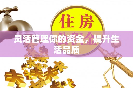 成武灵活管理你的资金，提升生活品质