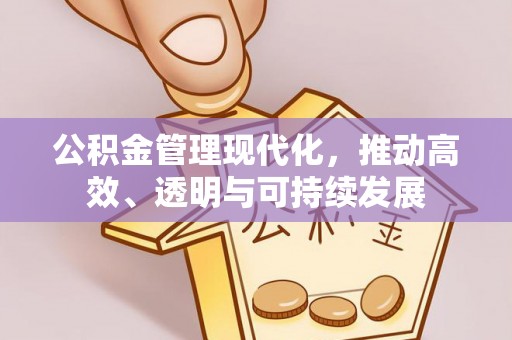 成武公积金管理现代化，推动高效、透明与可持续发展