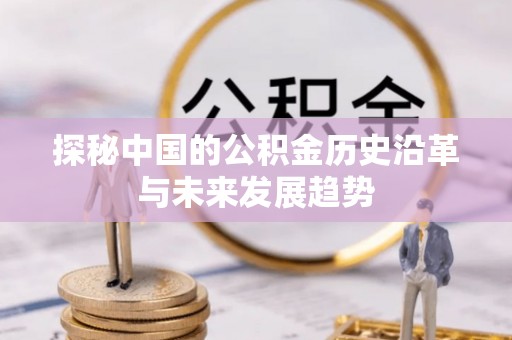 成武探秘中国的公积金历史沿革与未来发展趋势
