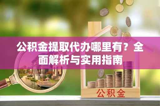 成武公积金提取代办哪里有？全面解析与实用指南