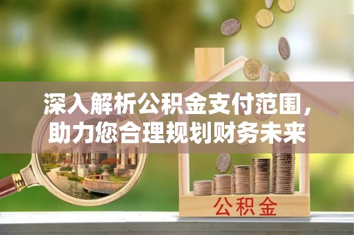 成武深入解析公积金支付范围，助力您合理规划财务未来