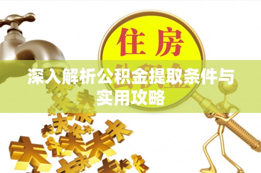 成武深入解析公积金提取条件与实用攻略