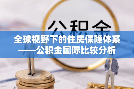 成武全球视野下的住房保障体系——公积金国际比较分析