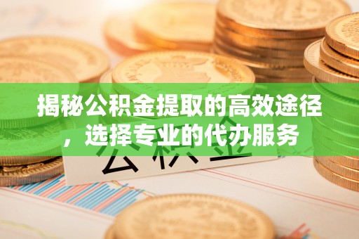 成武揭秘公积金提取的高效途径，选择专业的代办服务