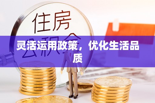 成武灵活运用政策，优化生活品质