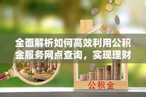 成武全面解析如何高效利用公积金服务网点查询，实现理财与生活优化