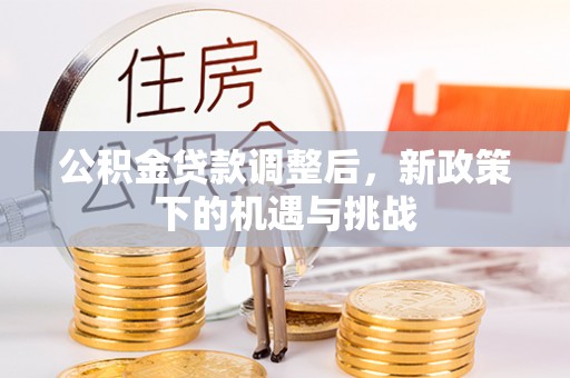成武公积金贷款调整后，新政策下的机遇与挑战