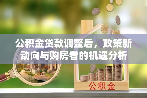 成武公积金贷款调整后，政策新动向与购房者的机遇分析