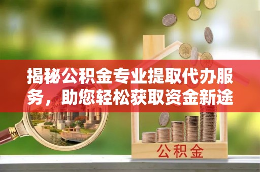 成武揭秘公积金专业提取代办服务，助您轻松获取资金新途径