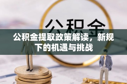 成武公积金提取政策解读，新规下的机遇与挑战