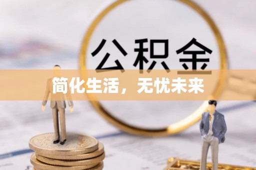 成武简化生活，无忧未来