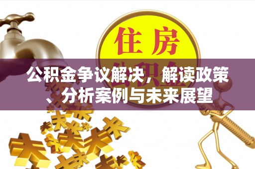 成武公积金争议解决，解读政策、分析案例与未来展望