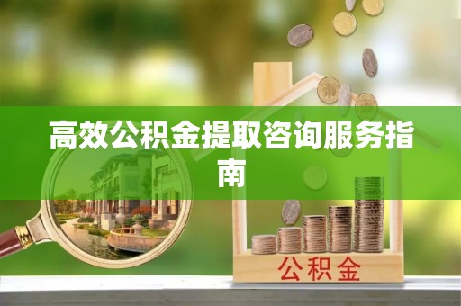 成武高效公积金提取咨询服务指南