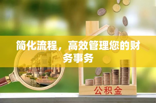 成武简化流程，高效管理您的财务事务